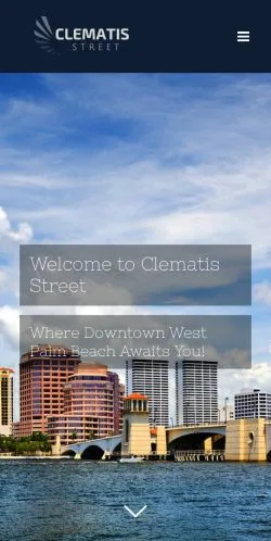 Anteprima del sito Clematis Street, media di Stati Uniti per articoli sponsorizzati