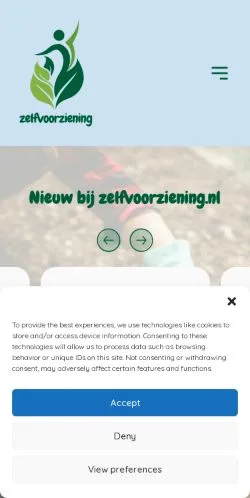 Anteprima del sito Zelfvoorziening, media di Paesi Bassi per articoli sponsorizzati
