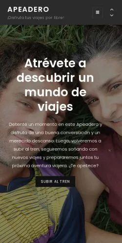 Anteprima del sito Apeadero, media di Spagna per articoli sponsorizzati