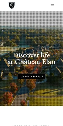 스폰서 기사용 미국 매체 Château Élan Estates 사이트 미리보기