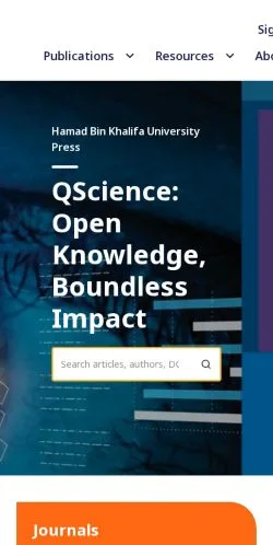Forhåndsvisning av nettstedet QScience, medium fra USA for sponsede artikler
