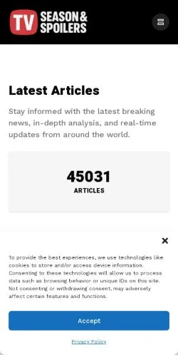 Anteprima del sito TV Season & Spoilers -, media di Stati Uniti per articoli sponsorizzati