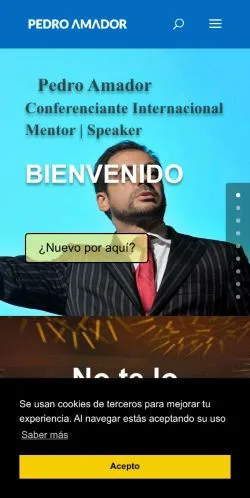 Anteprima del sito Pedro Amador, media di Messico per articoli sponsorizzati