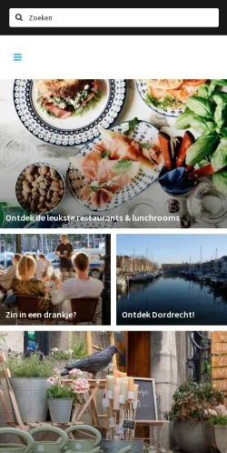 Anteprima del sito Dordrecht City App, media di Paesi Bassi per articoli sponsorizzati