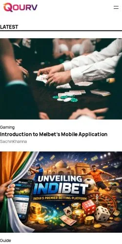 Vorschau der Website QORUV, Medium aus Vereinigte Staaten für gesponserte Artikel