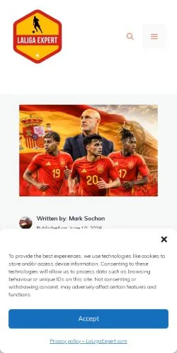 Anteprima del sito LaLigaExpert, media di Stati Uniti per articoli sponsorizzati