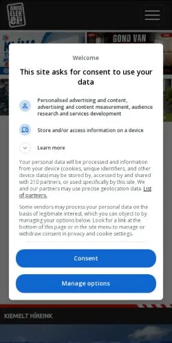 Anteprima del sito Amíg Élek Én, media di Ungheria per articoli sponsorizzati
