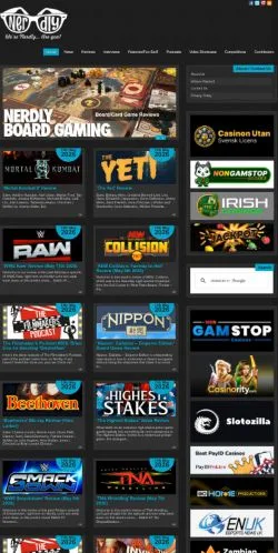 Anteprima del sito Nerdly, media di Regno Unito per articoli sponsorizzati