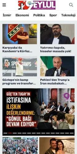 Podgląd witryny Dokuz Eylül, medium z kraju Turcja do artykułów sponsorowanych