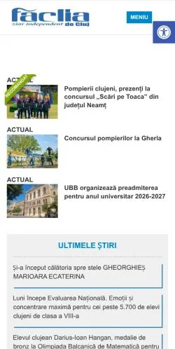 Anteprima del sito Ziarul Faclia, media di Romania per articoli sponsorizzati