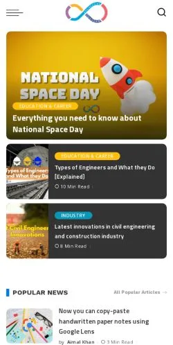 スポンサード記事向けのアメリカ合衆国メディア、Engineering Passionのサイトプレビュー