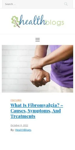 Anteprima del sito HealthBlogs.org •, media di Stati Uniti per articoli sponsorizzati