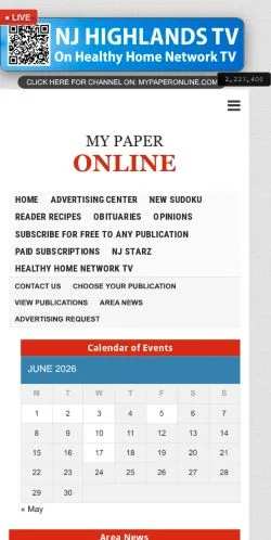 Anteprima del sito MyPaperOnline, media di Stati Uniti per articoli sponsorizzati