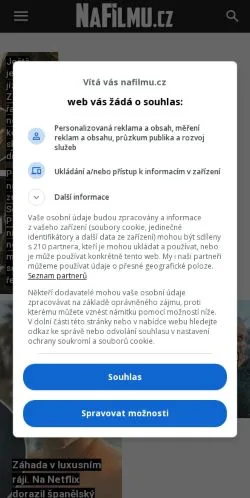 Anteprima del sito NaFilmu, media di Cechia per articoli sponsorizzati