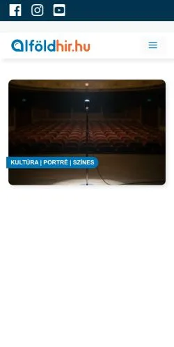 Anteprima del sito Alföldhír, media di Ungheria per articoli sponsorizzati