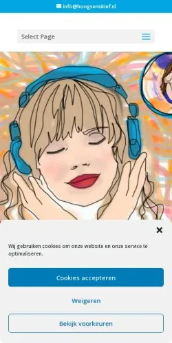 Anteprima del sito Hoogsensitief, media di Paesi Bassi per articoli sponsorizzati