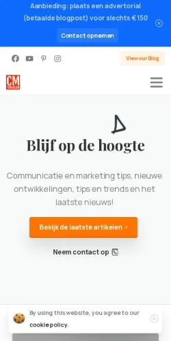 Podgląd witryny CM Terneuzen, medium z kraju Holandia do artykułów sponsorowanych