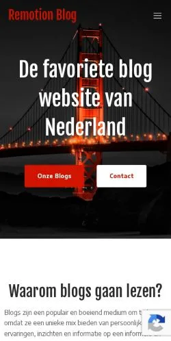 Sponsorlu makaleler için Hollanda medyası Remotion Blog sitesinin önizlemesi