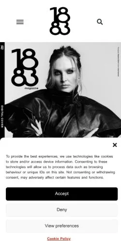 Anteprima del sito 1883 Magazine, media di Regno Unito per articoli sponsorizzati