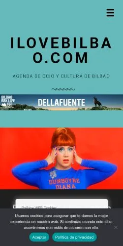 Anteprima del sito I Love Bilbao, media di Spagna per articoli sponsorizzati