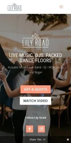 Anteprima del sito Lily Road, media di Australia per articoli sponsorizzati