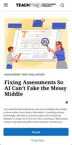 Forhåndsvisning af TEACH Magazine, medie fra USA til sponsorerede artikler