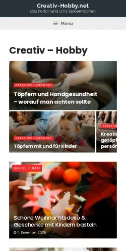 Anteprima del sito Creativ Hobby, media di Germania per articoli sponsorizzati