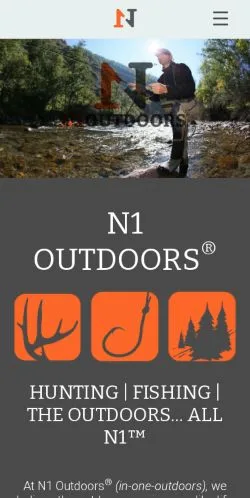 Podgląd witryny N1 Outdoors, medium z kraju Stany Zjednoczone do artykułów sponsorowanych