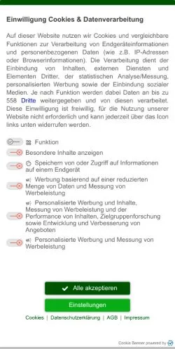 Anteprima del sito fussballn, media di Germania per articoli sponsorizzati