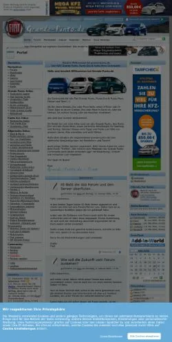 Anteprima del sito Grande Punto Forum, media di Germania per articoli sponsorizzati