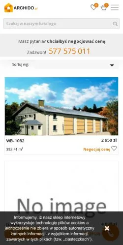 スポンサード記事向けのポーランドメディア、Archidoのサイトプレビュー