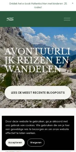 Anteprima del sito Get Out Of Town, media di Belgio per articoli sponsorizzati