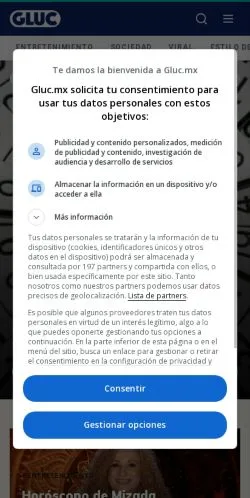 Forhåndsvisning af Gluc, medie fra Mexico til sponsorerede artikler
