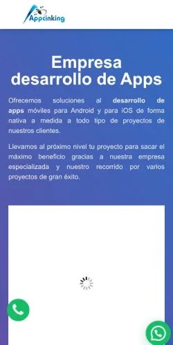 Preview of the Appcinking website, a media outlet in Spain for sponsored articles