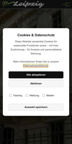 Anteprima del sito Mein Leipzig, media di Germania per articoli sponsorizzati