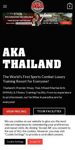 Anteprima del sito Aka Thailand, media di Stati Uniti per articoli sponsorizzati