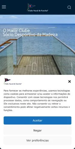 Anteprima del sito Clube Naval do Funchal, media di Portogallo per articoli sponsorizzati
