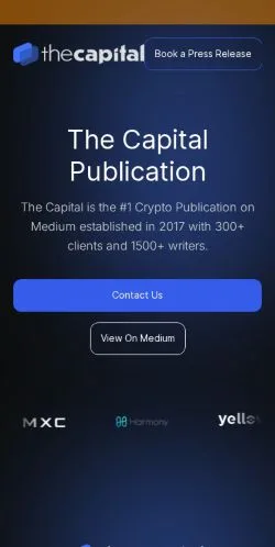 Anteprima del sito TheCapital, media di Stati Uniti per articoli sponsorizzati