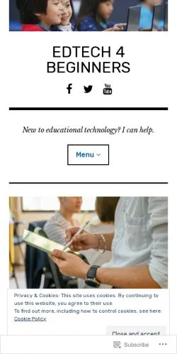 스폰서 기사용 영국 매체 EDTECH 4 BEGINNERS 사이트 미리보기