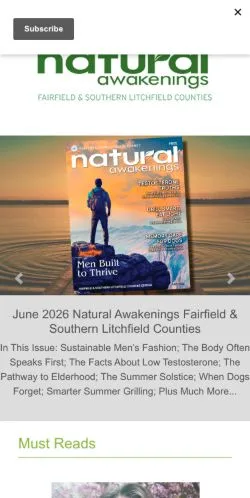 Anteprima del sito Natural Awakenings, media di Stati Uniti per articoli sponsorizzati