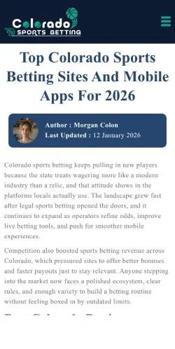 Anteprima del sito Colorado Classic, media di Stati Uniti per articoli sponsorizzati
