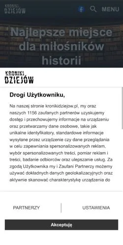 Vorschau der Website Kroniki Dziejów, Medium aus Polen für gesponserte Artikel