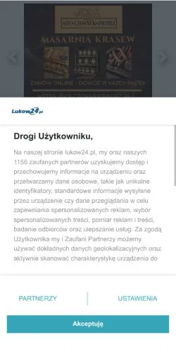 Podgląd witryny Łuków24, medium z kraju Polska do artykułów sponsorowanych