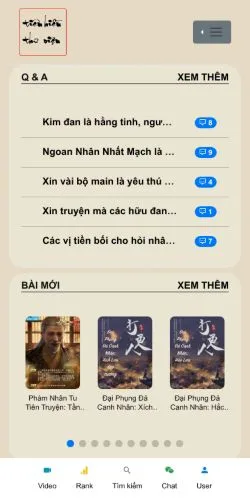 스폰서 기사용 베트남 매체 Vidian Tiên Hiền Thư Viện 사이트 미리보기