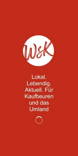 Anteprima del sito Wir Sind Kaufbeuren, media di Germania per articoli sponsorizzati