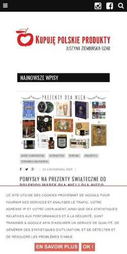Vorschau der Website Kupuję Polskie Produkty, Medium aus Polen für gesponserte Artikel