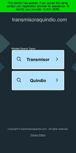 Podgląd witryny Transmisora Quindío, medium z kraju Hiszpania do artykułów sponsorowanych