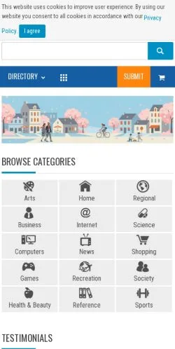 Sponsorlu makaleler için Amerika Birleşik Devletleri medyası AbiLogic Business Web Directory sitesinin önizlemesi