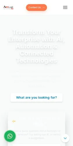 Anteprima del sito Aeologic, media di Stati Uniti per articoli sponsorizzati