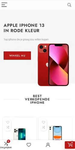 Aperçu du site Iphonez, média de Pays-Bas pour articles sponsorisés